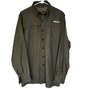 Habit Men’s Fishing Shirt | Small | UPF 40+ Outdoor Long Sleeve